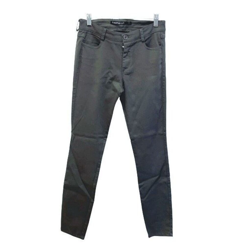 Transit Par Such Womens Mid Rise Stretchy‎ Skinny Jeans Gray Green Size 1